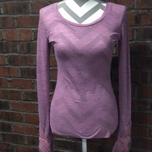 BKE Lavender Long Sleeve Blouse